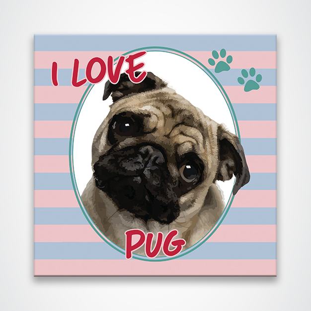 10 Placa Decorativa Pvc 13x20 - Frases - Pug - Lgbt