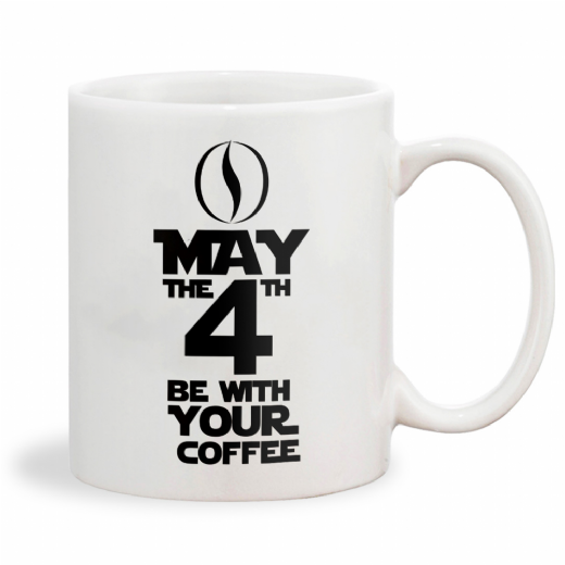 Foto destaque - Caneca May the Fourth - Star Wars Coffee