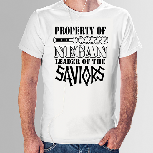 Foto destaque - Camiseta TWD Property of Negan - Filmes/Sries 32