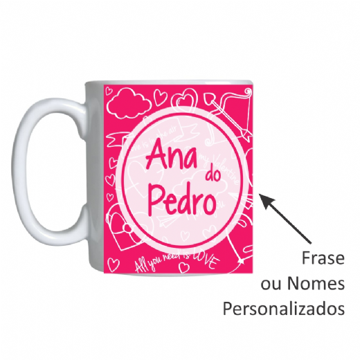 Foto destaque - Caneca Namorados Nomes 01