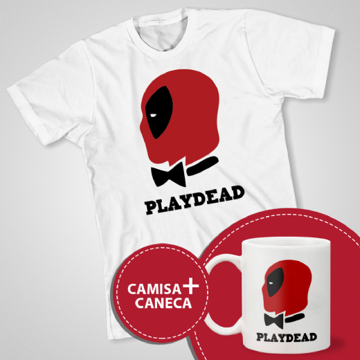 Foto destaque - COMBO Camisa + Caneca PlayDead Deadpool