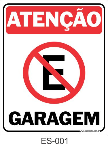 Foto destaque - Placa Estacionamento 01