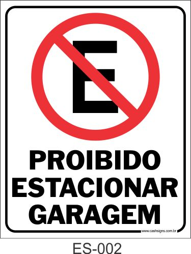 Foto destaque - Placa Estacionamento 02