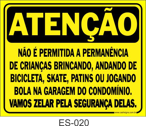 Foto destaque - Placa Estacionamento 20