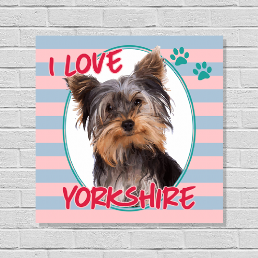 Foto destaque - Placa I Love Yorkshire