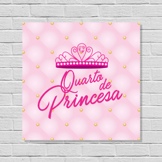 Foto destaque - Placa Quarto de Princesa