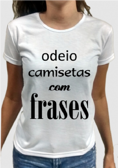 Foto 1 - Camiseta Frases 6
