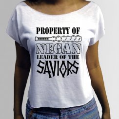 Foto 3 - Camiseta TWD Property of Negan - Filmes/Sries 32