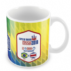 Foto 2 - Caneca Brasil rumo ao Hexa - Jogo Brasil x Costa Rica