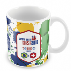 Foto 2 - Caneca Brasil rumo ao Hexa - Jogo Brasil x Suia